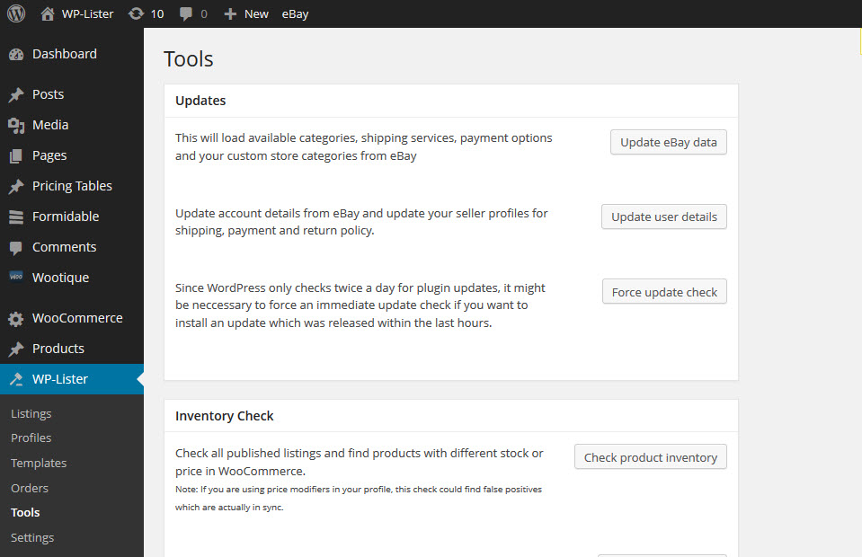 Tools Page